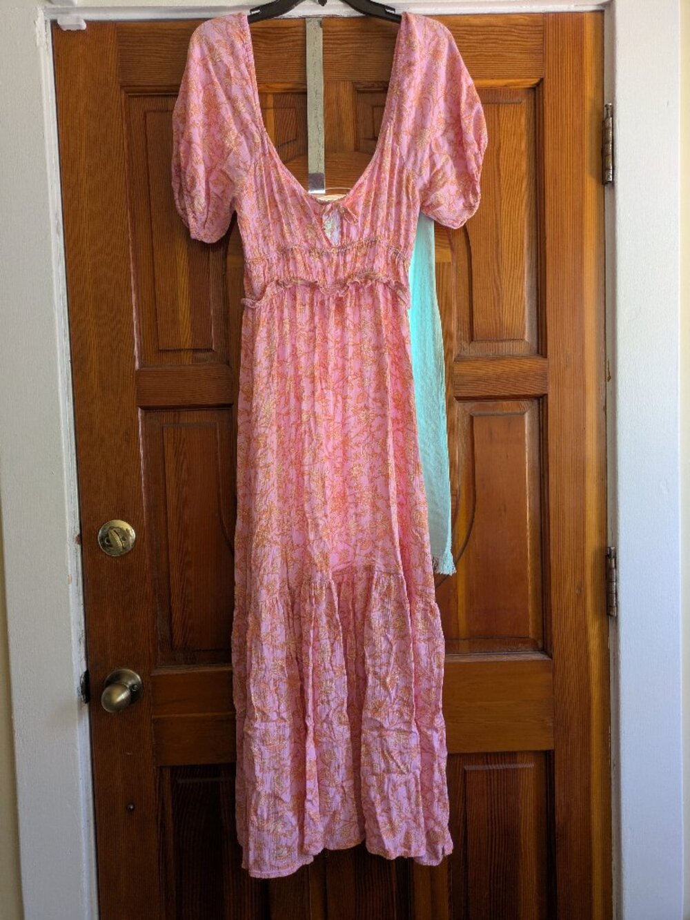 GUC Billabong Maxi Dress Floral Gauze Large